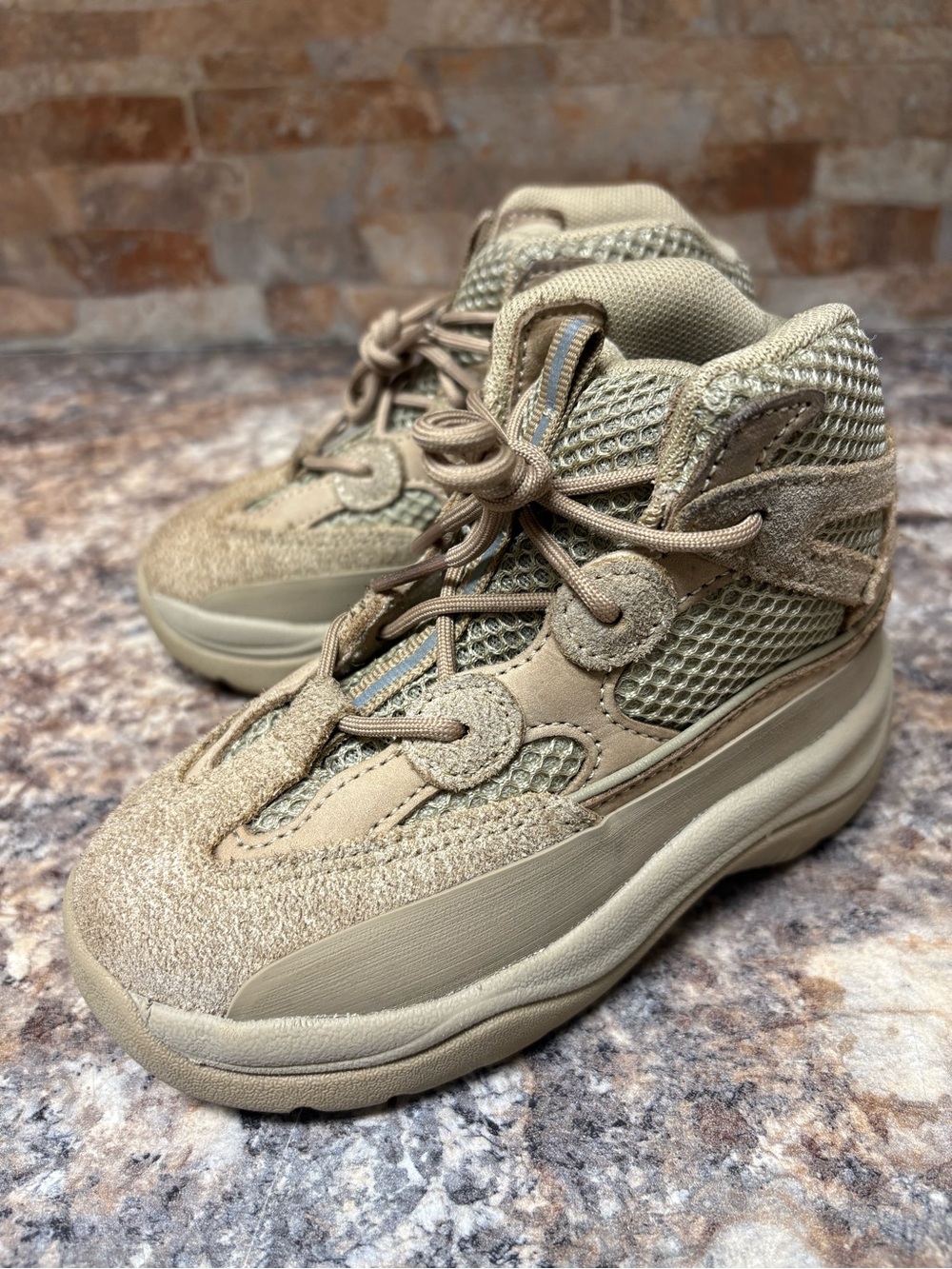 Adidas X Yeezy Desert Boot Rock Brown EG6490 Size 9K